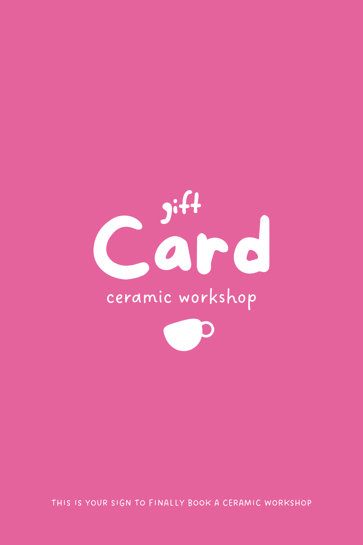 GIFT CARD | Workshops de Cerâmica