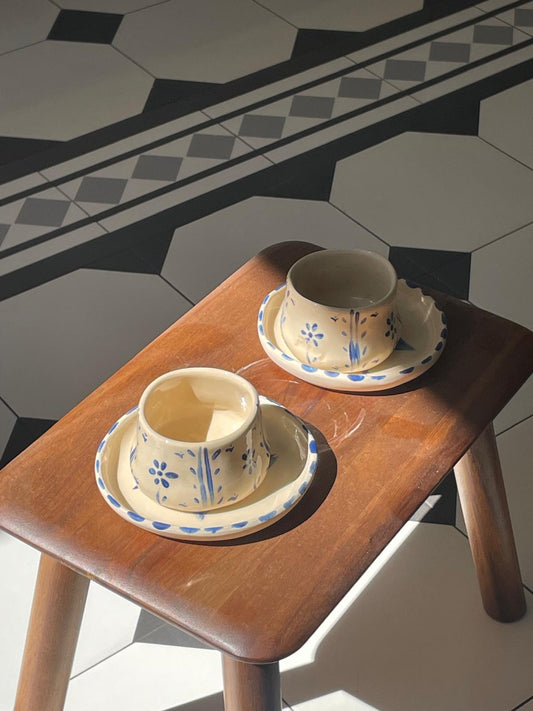 Espresso Cup & Saucer Set | Casa Portuguesa Collection (Made-to-order)