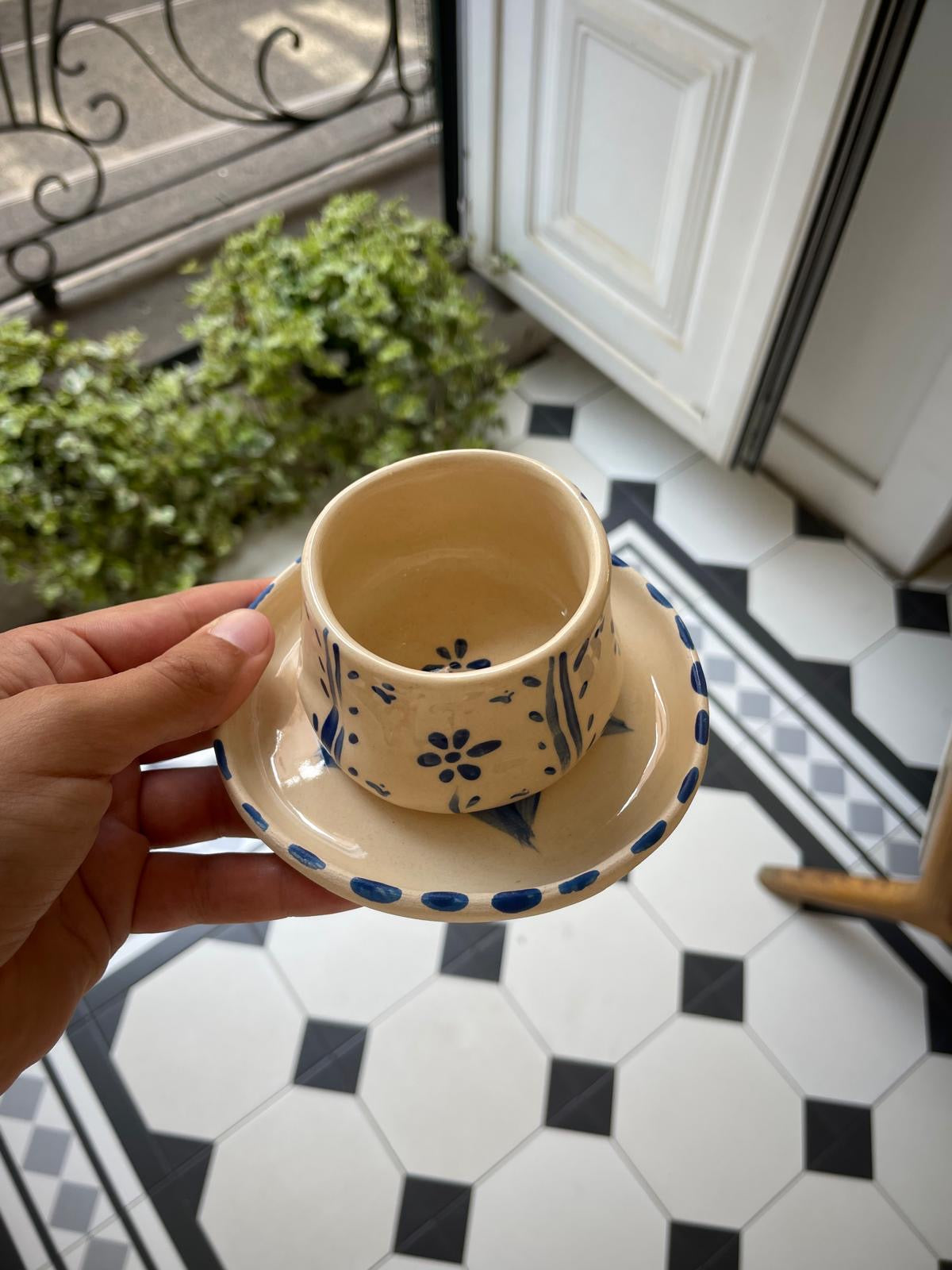 Espresso Cup & Saucer Set | Casa Portuguesa Collection (Made-to-order)