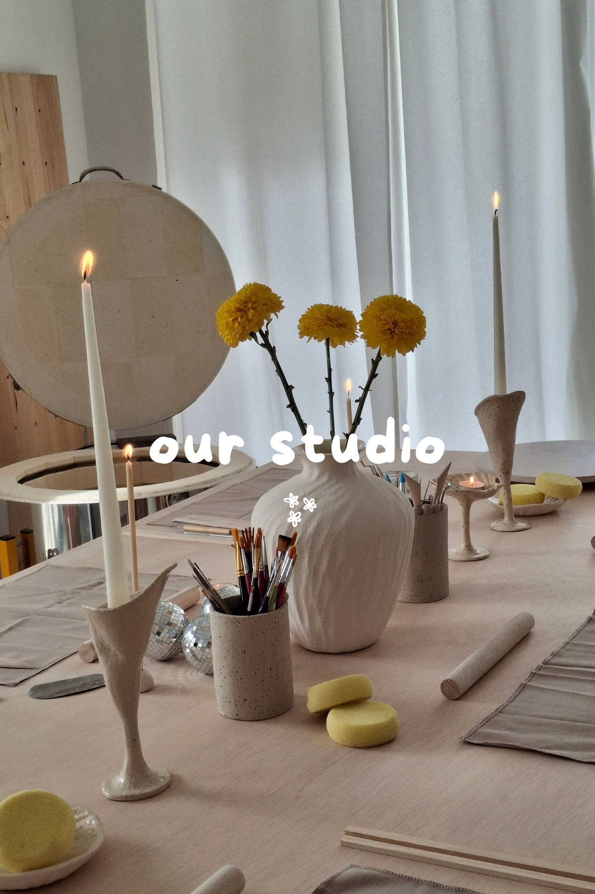 workshop de cerâmica em Oeiras. para iniciantes e entusiastas de peças artesanais e únicas. workshops todos os domingos à tarde.